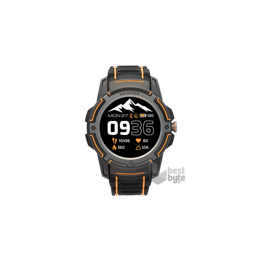 HAMMER Watch Plus fekete okosóra