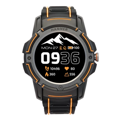 HAMMER Watch Plus fekete okosóra
