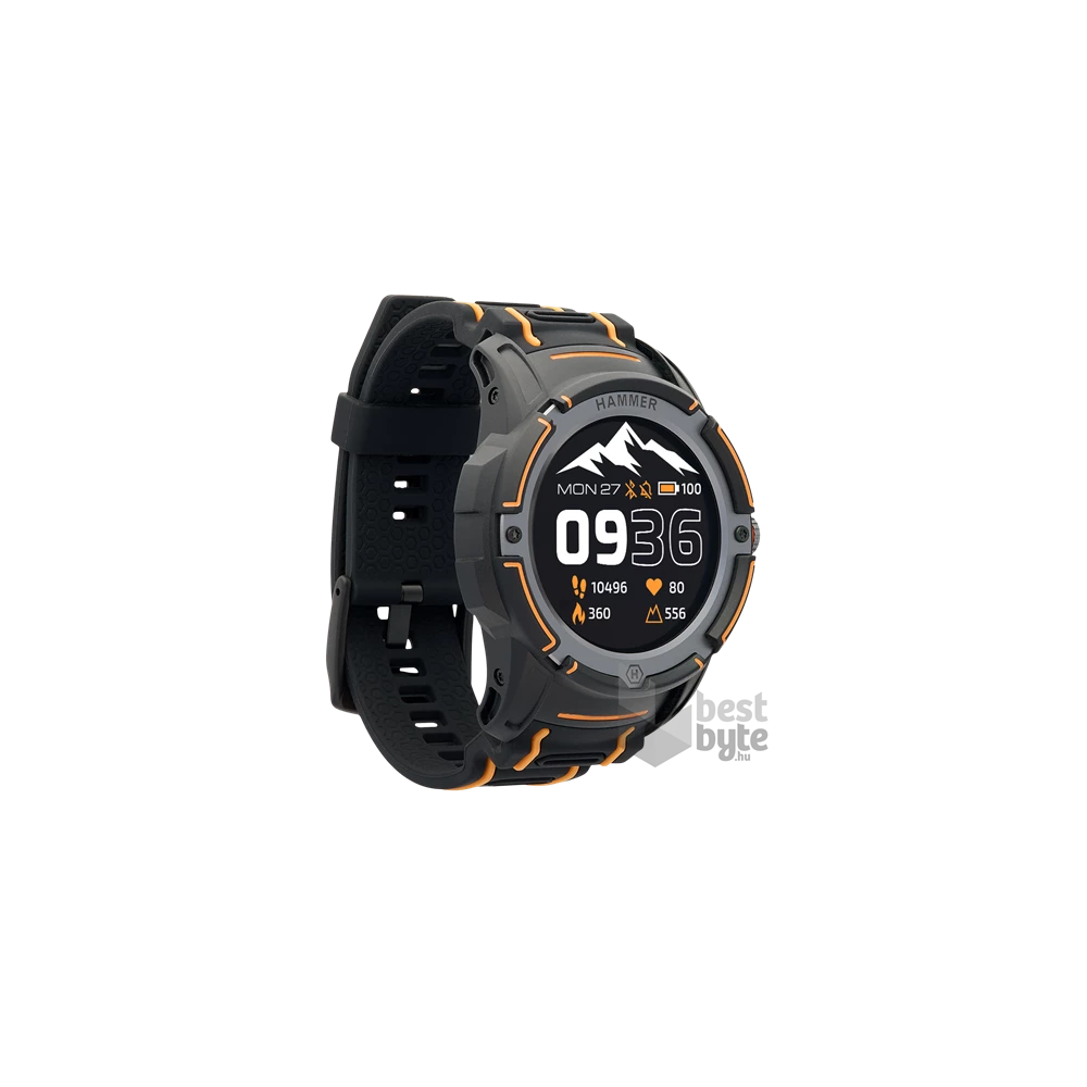 HAMMER Watch Plus fekete okosóra