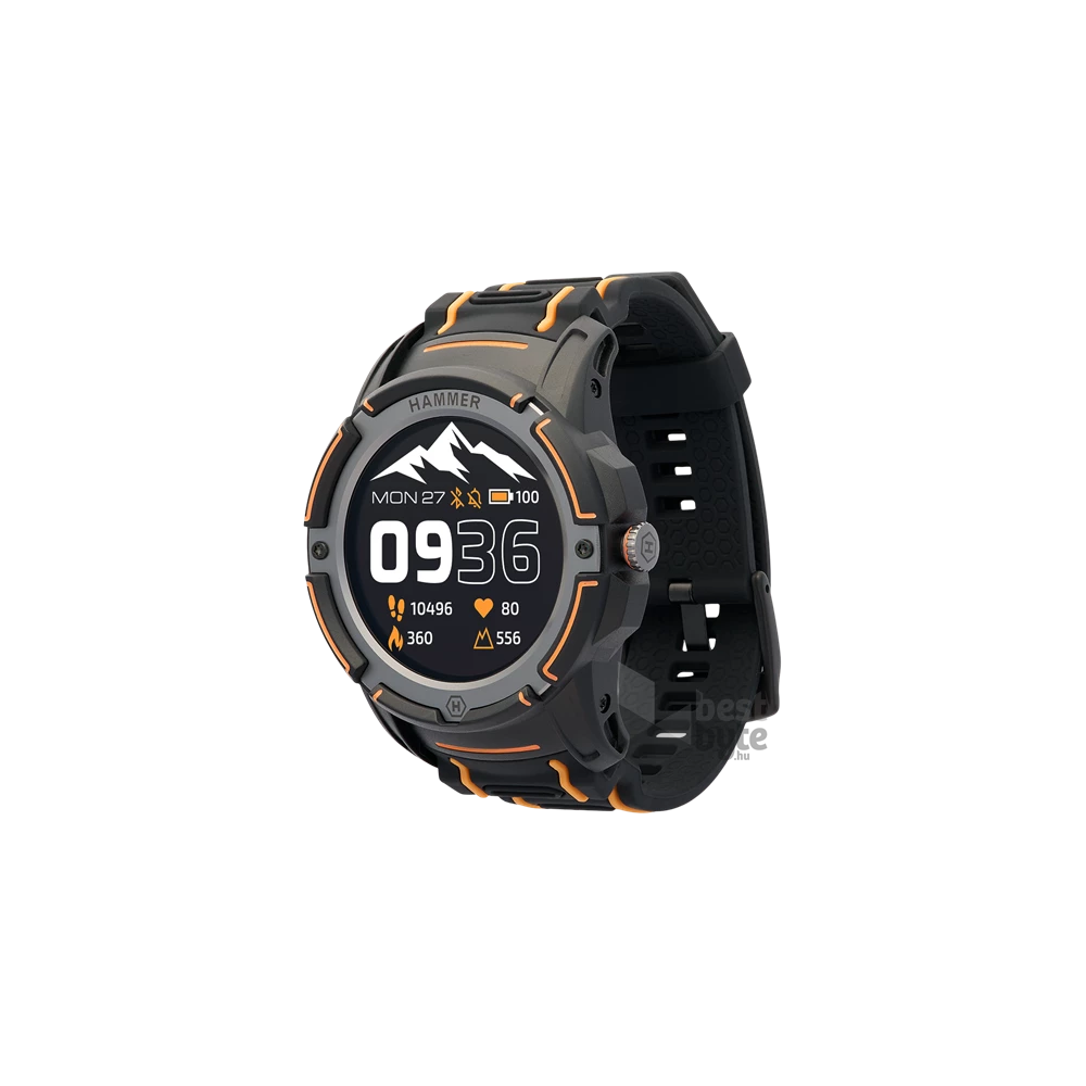 HAMMER Watch Plus fekete okosóra