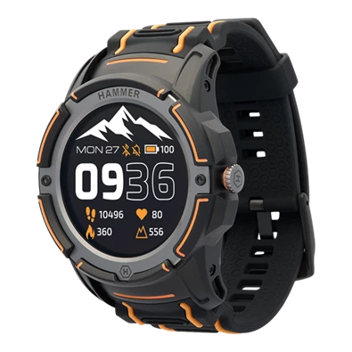 HAMMER Watch Plus fekete okosóra