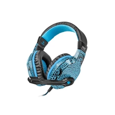HDP Fury Hellcat Mikrofonos gamer headset - fekete/kék