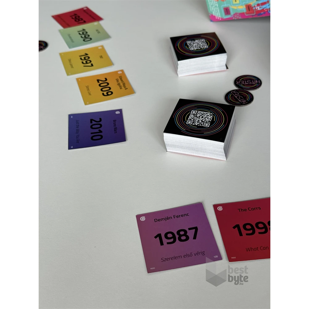 HITSTER magyar kiadás zenés partijáték