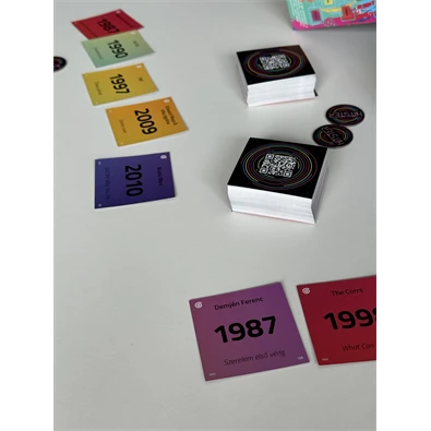 HITSTER magyar kiadás zenés partijáték