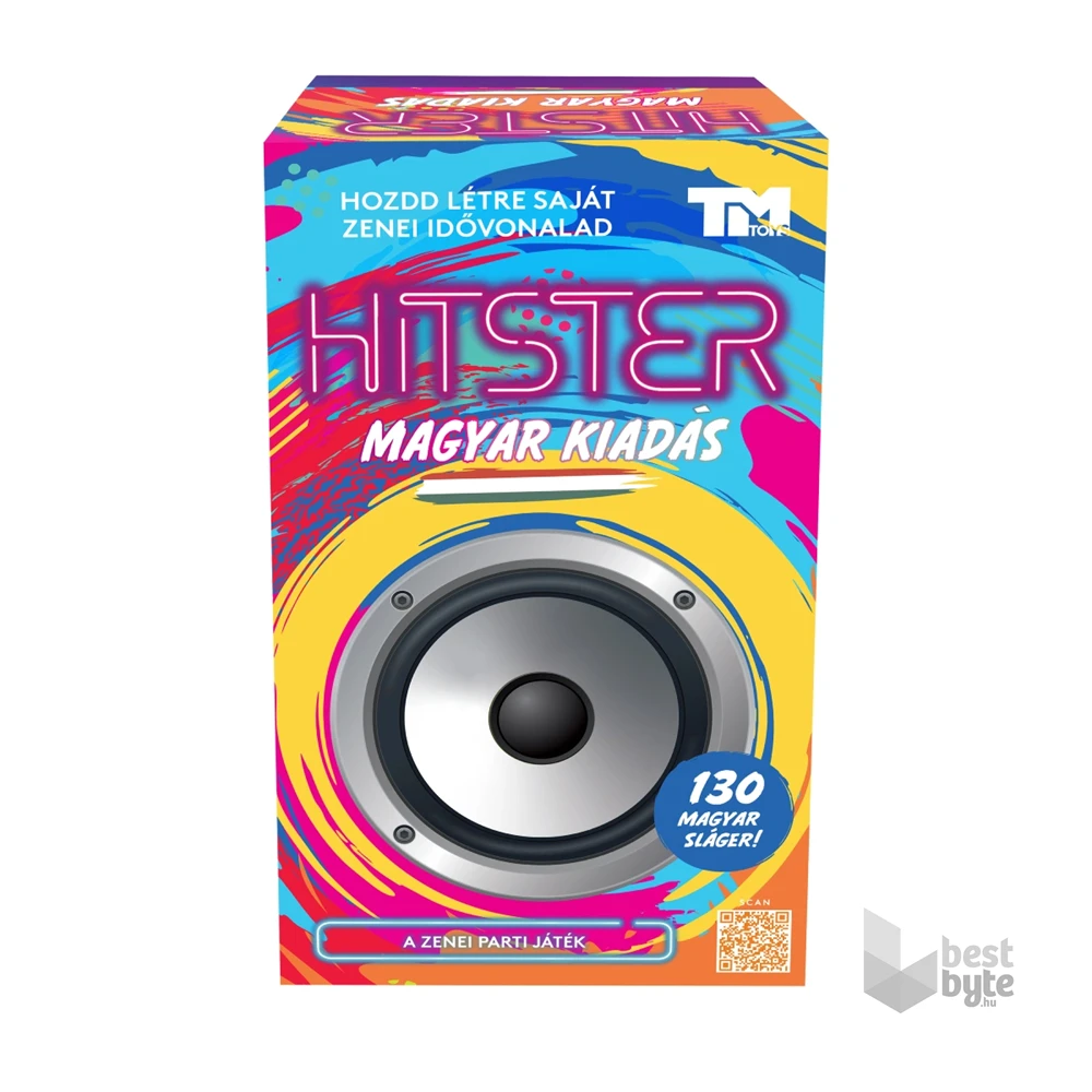 HITSTER magyar kiadás zenés partijáték