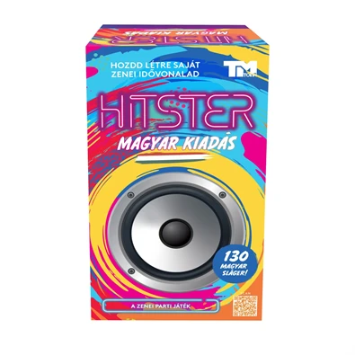 HITSTER magyar kiadás zenés partijáték