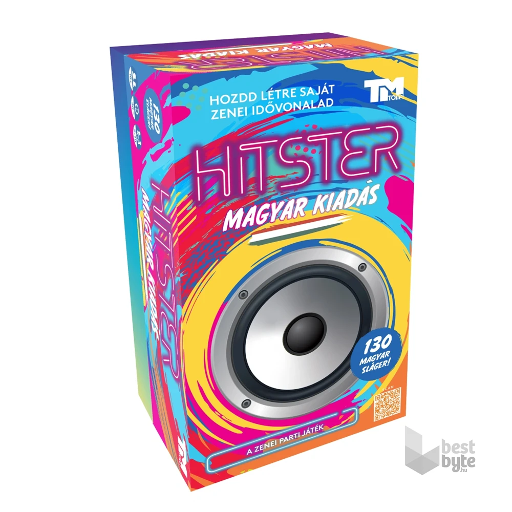 HITSTER magyar kiadás zenés partijáték