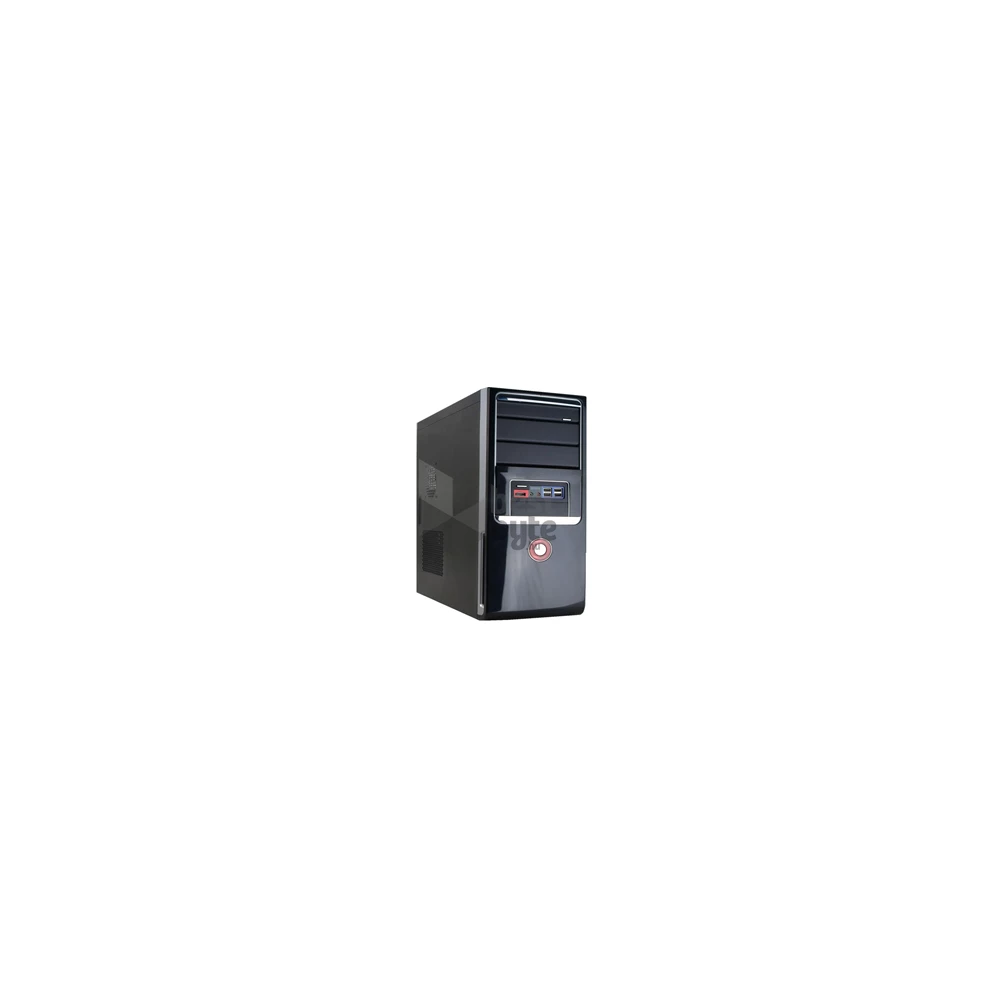 HKC 7041NS 430W 12cm fekete ATX ház