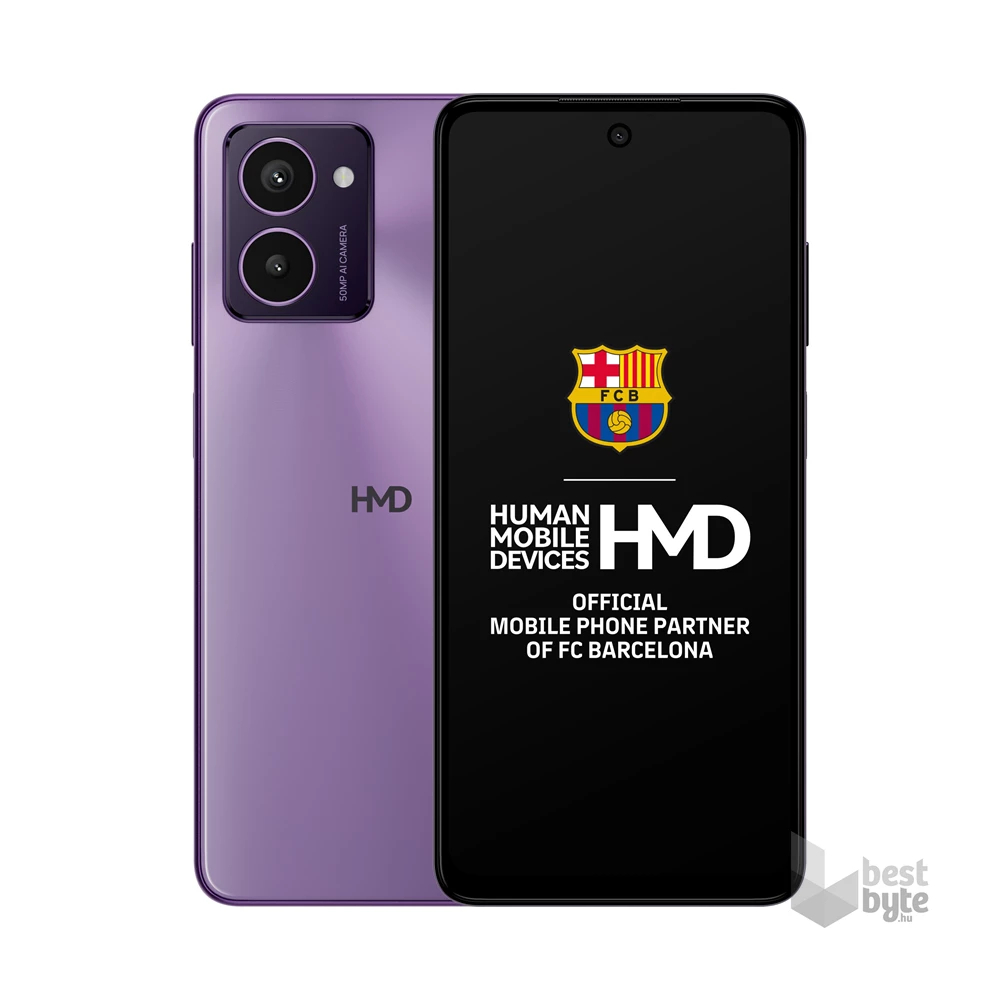 HMD Pulse Pro 8/256GB DualSIM kártyafüggetlen okostelefon - lila (Android)