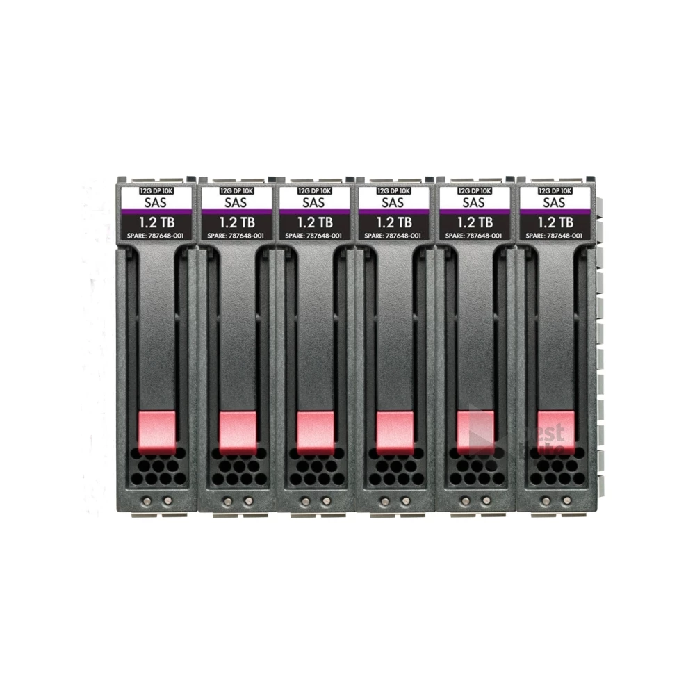 HPE R0Q66A MSA 10.8TB SAS 12G Enterprise 10K SFF (2.5in) M2 3yr Wty 6-pack HDD Bundle