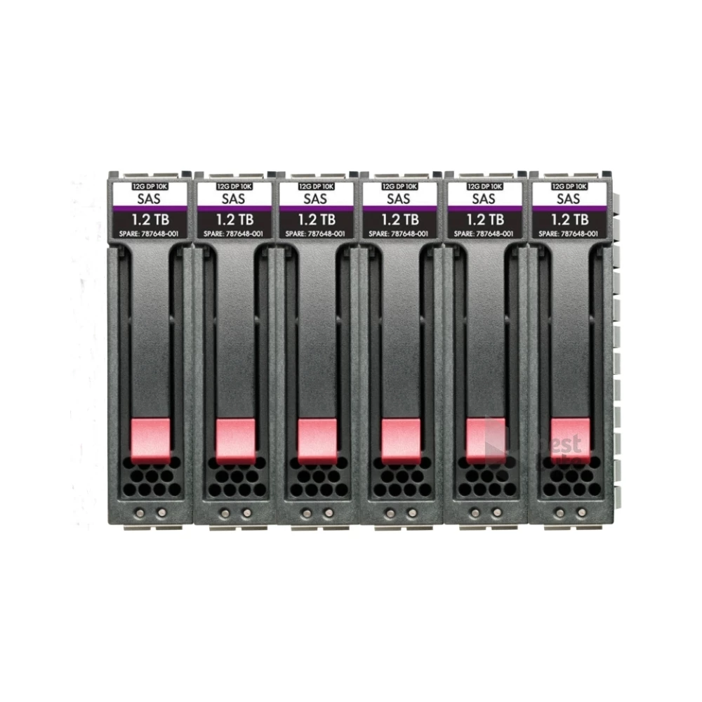 HPE R0Q69A MSA 48TB SAS 12G Midline 7.2K LFF (3.5in) M2 1yr Wty 6-pack HDD Bundle