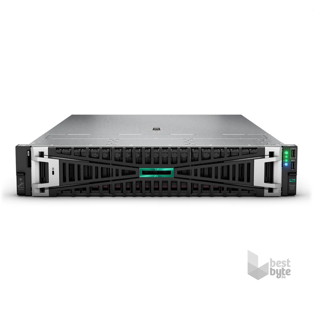 HPE P58793-421 ProLiant DL345 Gen11 9124 3.0GHz 16-core 1P 32GB-R MR408i-o 8LFF 1000W PS EU Server