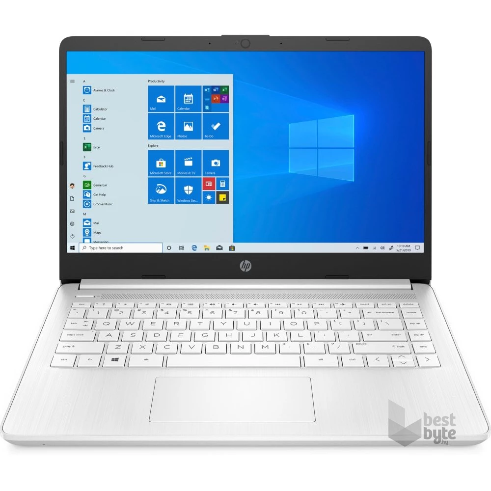 HP 14s-dq2008nh laptop (14"FHD Intel Core i3-1115G4/Int. VGA/4GB RAM/256GB/Win10) - fehér