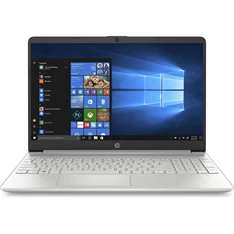 HP 15s-fq1025nh laptop (15,6"FHD Intel Core i3-1005G1/Int. VGA/4GB RAM/256GB/Win10) - ezüst