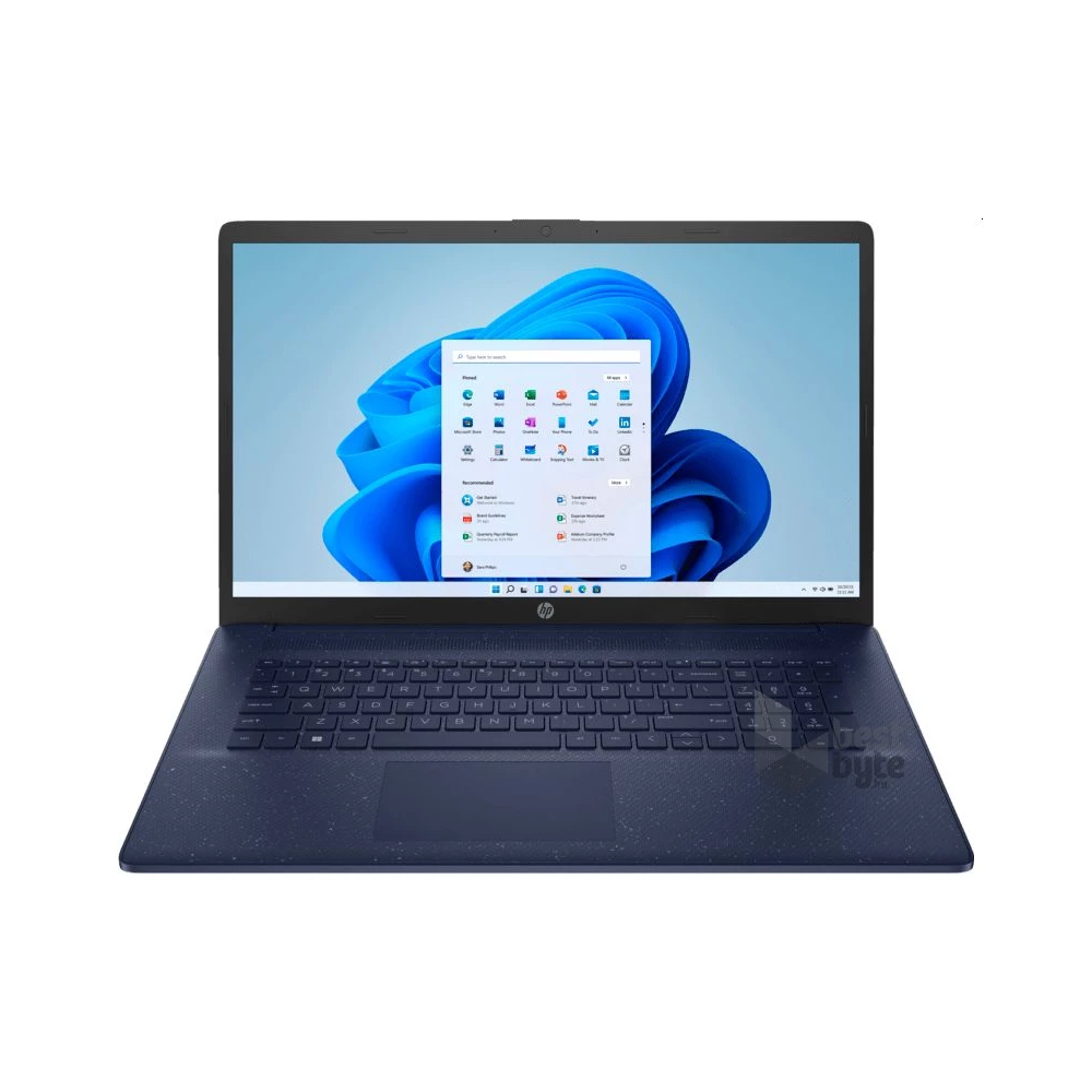 HP 17-cn2333nh laptop (17,3"FHD/Intel Core i5-1235U/Int.VGA/8GB RAM/256GB/Win11) - kék
