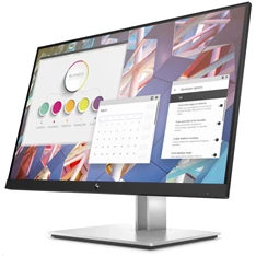 HP 24" E24 G4 FHD IPS VGA/HDMI/DP/USB fekete monitor (Használt A)