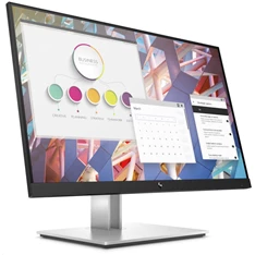 HP 24" E24 G4 FHD IPS VGA/HDMI/DP/USB fekete monitor (Használt A)