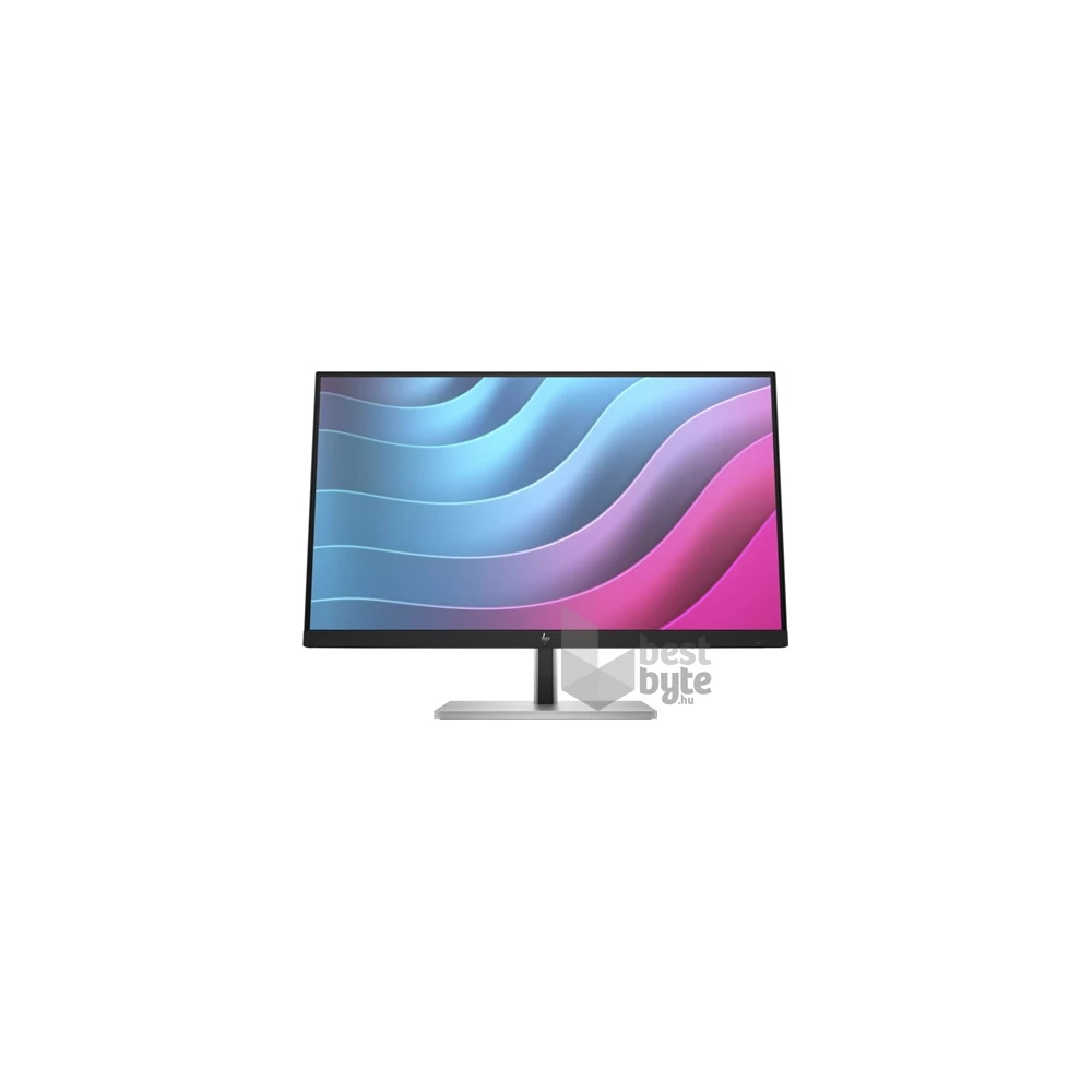 HP 24" E24 G5 FHD IPS VGA/HDMI/DP/USB fekete monitor talp nélkül (Használt A)