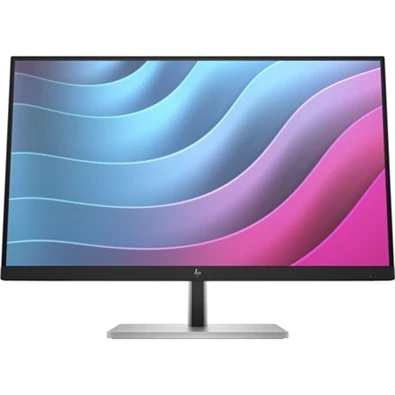 HP 24" E24 G5 FHD IPS VGA/HDMI/DP/USB fekete monitor talp nélkül (Használt A)
