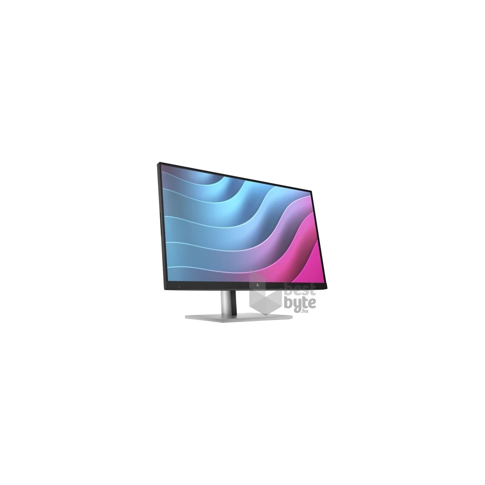 HP 24" E24 G5 FHD IPS VGA/HDMI/DP/USB fekete monitor talp nélkül (Használt A)