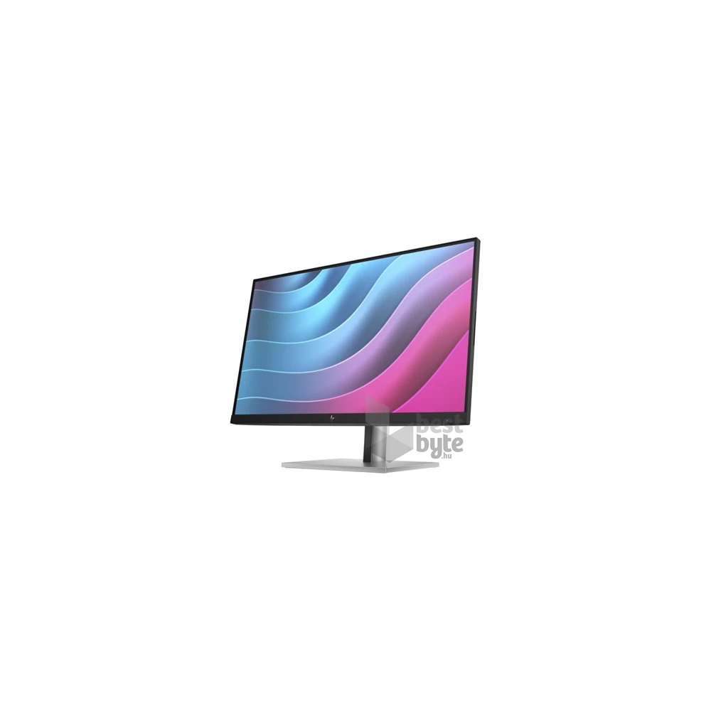 HP 24" E24 G5 FHD IPS VGA/HDMI/DP/USB fekete monitor talp nélkül (Használt A)