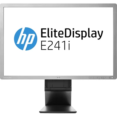 HP 24" EliteDisplay E241i WUXGA IPS VGA/DVI/DP/USB ezüst monitor (Használt A)