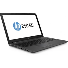 HP 250 G6 3VK28EA laptop (15,6" Intel Core i3-7020U/Int. VGA/4GB RAM/256GB/DOS) - fekete
