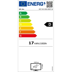 HP 27" 9VG71AA Elitedisplay E27 G4 FHD IPS LED VGA HDMI DP monitor