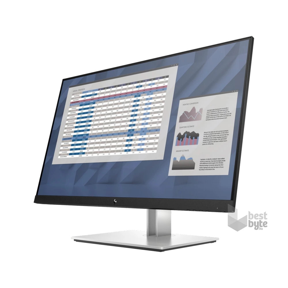 HP 27" 9VG71AA Elitedisplay E27 G4 FHD IPS LED VGA HDMI DP monitor