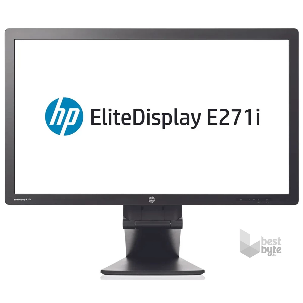 HP 27" EliteDisplay E271i FHD IPS DP/DVI/VGA/USB monitor (Használt A)
