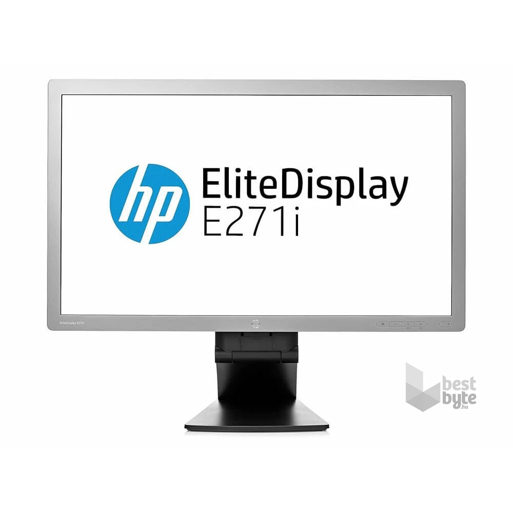 HP 27" EliteDisplay E271i FHD IPS DP/DVI/VGA/USB monitor (Használt A)