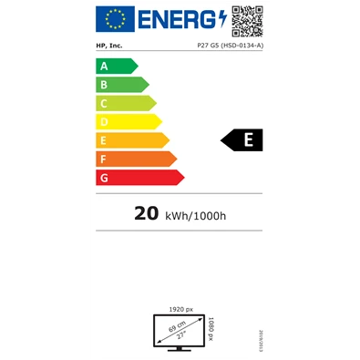 HP 27" ProDisplay P27 G5 AG FHD IPS VGA/HDMI/DP LED monitor