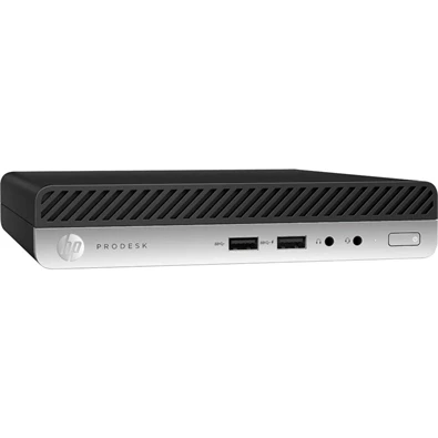 HP ProDesk 400 G4 Micro/i5-8500T/16GB/256GB SSD/Win Pro COA fekete asztali számítógép (Használt A)