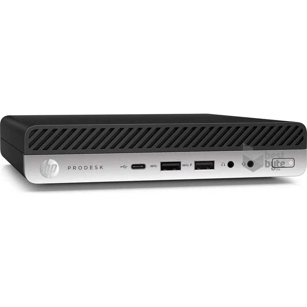HP ProDesk 600 G5 Micro/i5-9500T/16GB/256GB SSD/Win Pro COA fekete asztali számítógép (Használt A)