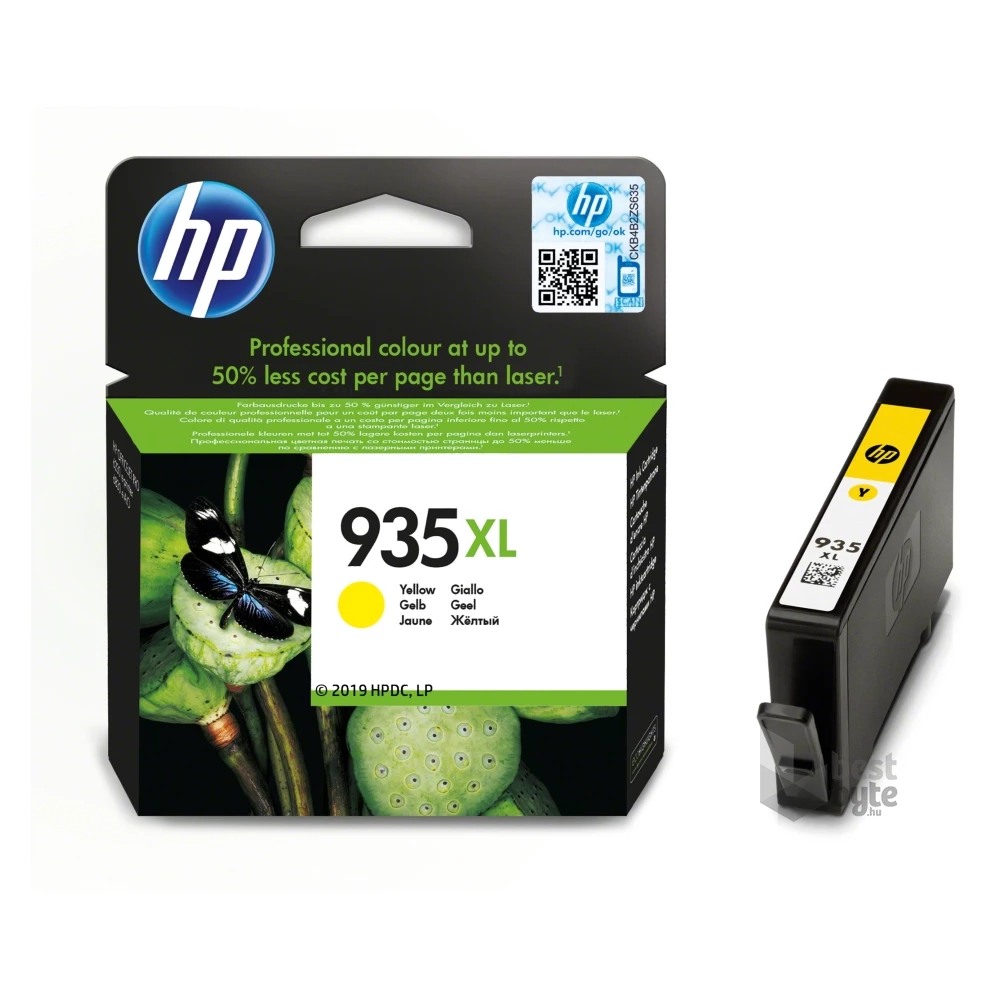HP C2P26AE (935XL) sárga nagykapacítású tintapatron