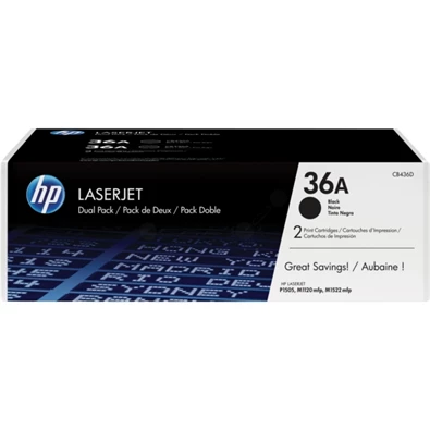 HP CB436AD (36A) duo-pack fekete toner