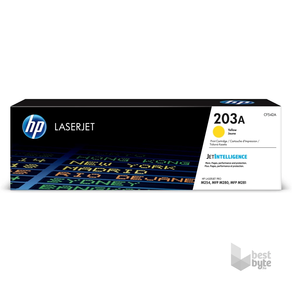 HP CF542A (203A) sárga toner