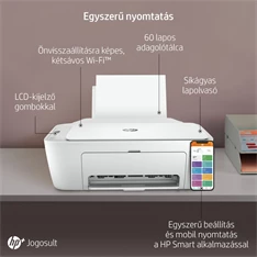 HP DeskJet 2710E tintasugaras multifunkciós Instant Ink ready nyomtató