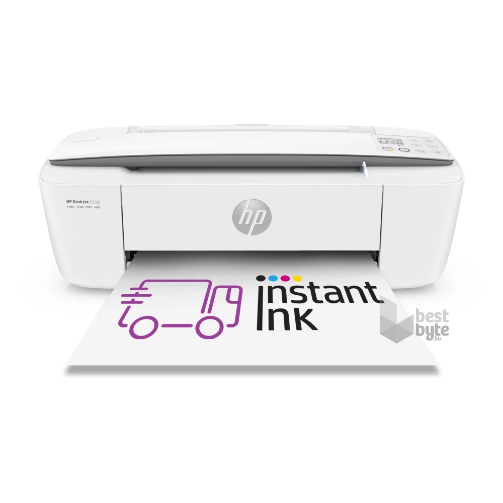 HP DeskJet 3750 tintasugaras multifunkciós Instant Ink ready nyomtató