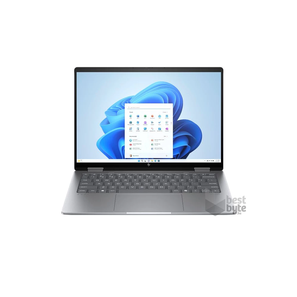 HP ENVY x360 14-fc0005nh laptop (14"2.8K/Intel Core Ultra 7 155U/Int.VGA/32GB RAM/1TB/Win11) - ezüst