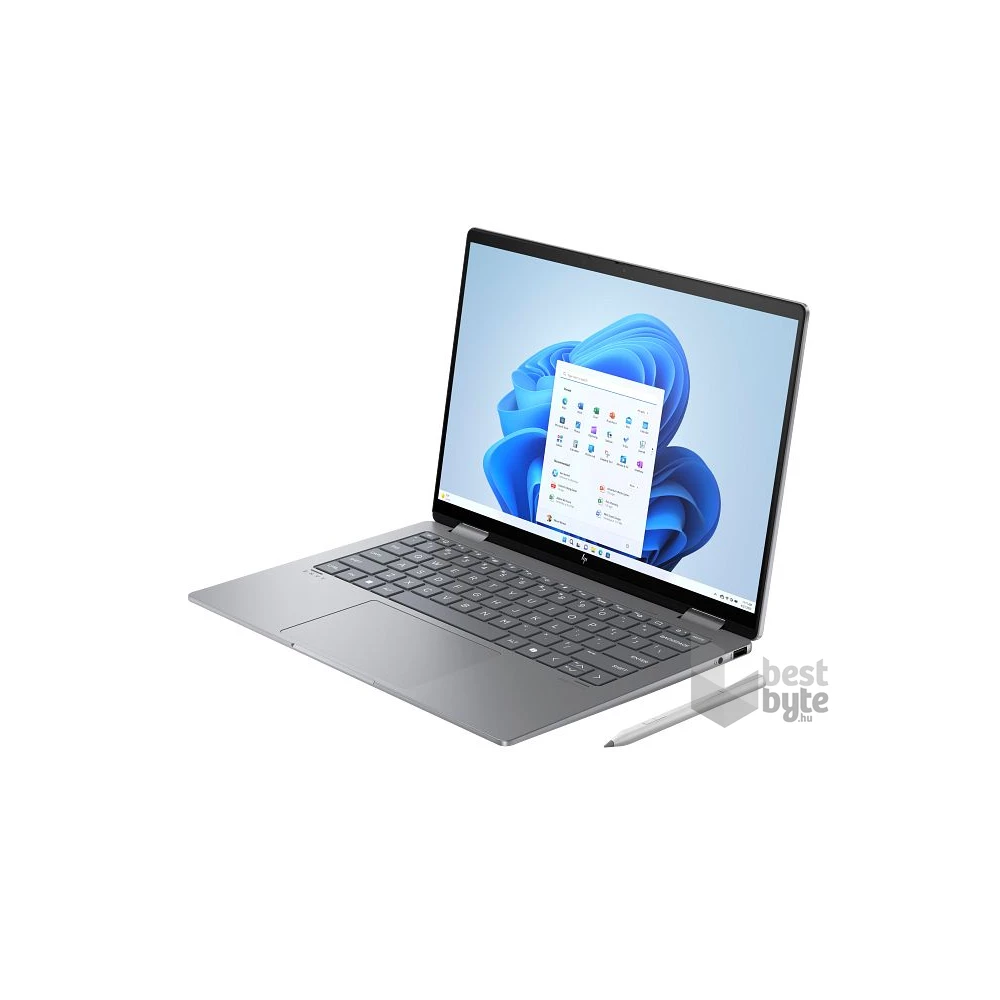 HP ENVY x360 14-fc0005nh laptop (14"2.8K/Intel Core Ultra 7 155U/Int.VGA/32GB RAM/1TB/Win11) - ezüst
