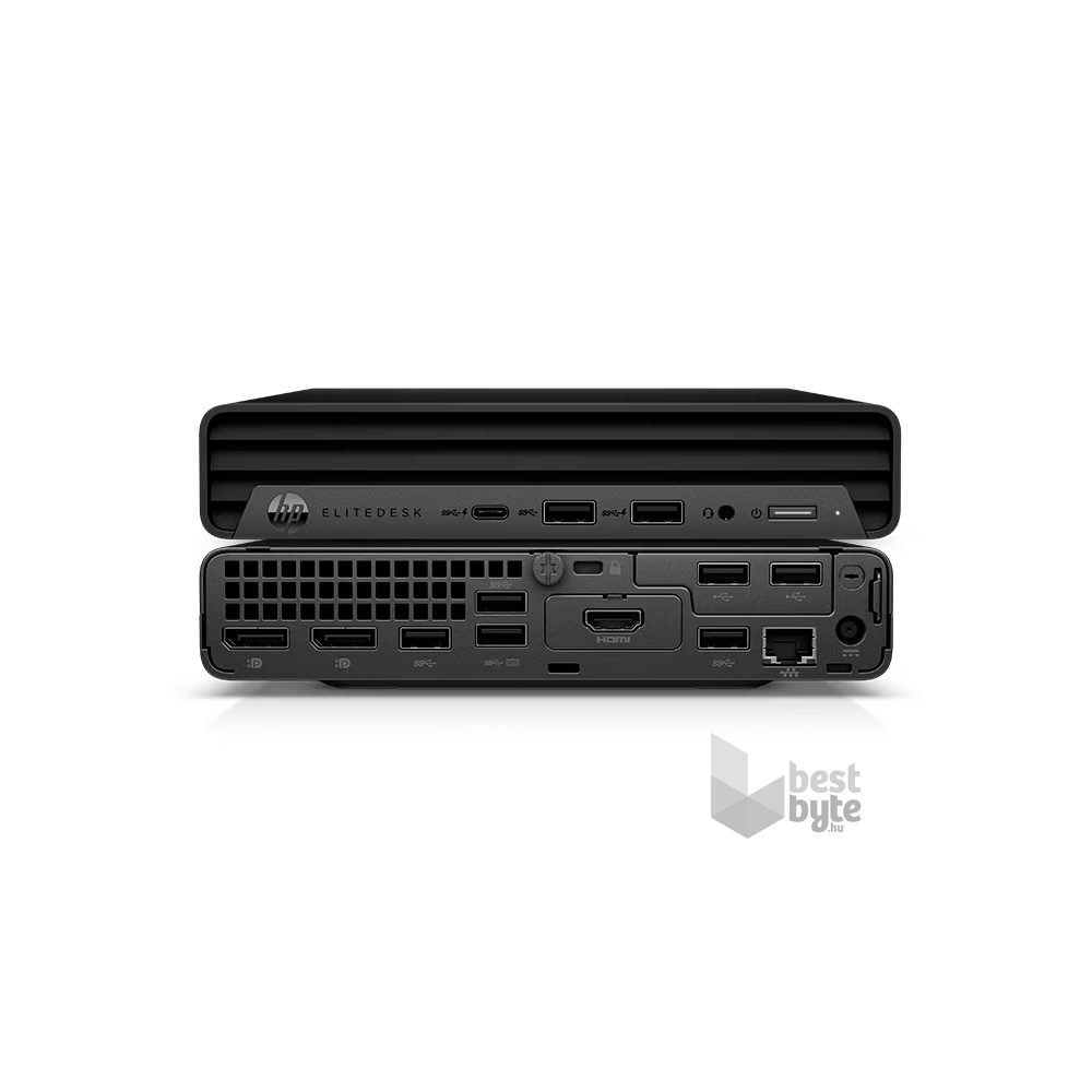 HP EliteDesk 800 G6 Micro/i5-10500/16GB/512GB SSD/Win Pro COA/fekete asztali számítógép (Használt A+)