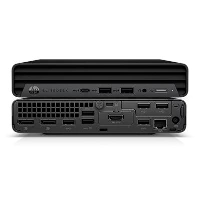 HP EliteDesk 800 G6 Micro/i5-10500/16GB/512GB SSD/Win Pro COA/fekete asztali számítógép (Használt A+)