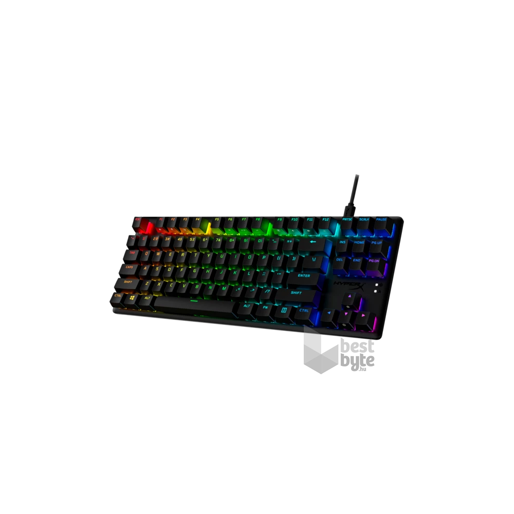 HP HYPERX Alloy Origins Core PBT US (piros switch) vezetékes mechanikus gamer billentyűzet