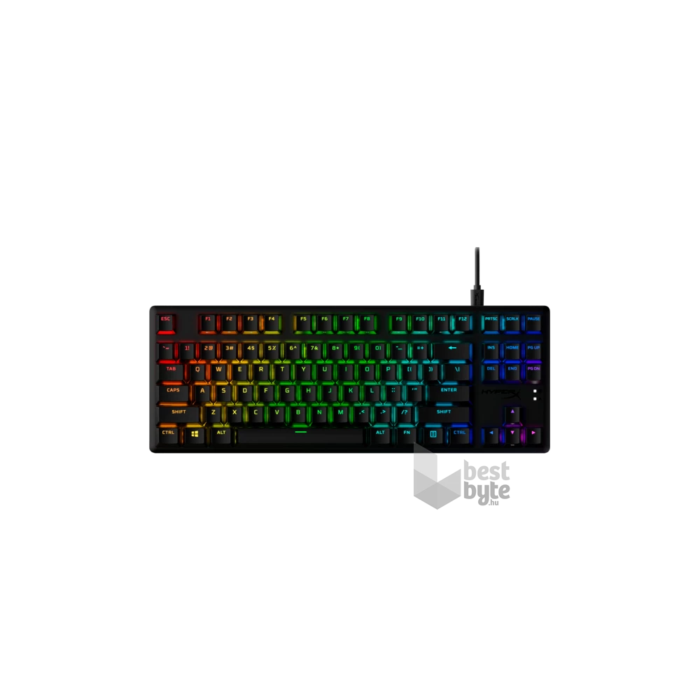 HP HYPERX Alloy Origins Core PBT US (piros switch) vezetékes mechanikus gamer billentyűzet