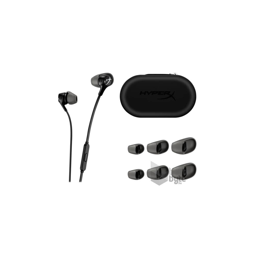 HP HYPERX Cloud Earbuds II vezetékes fekete gamer fülhallgató