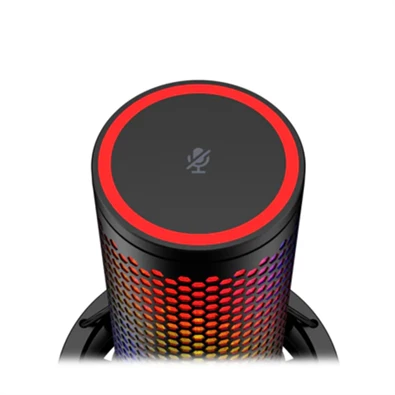HP HYPERX QuadCast 2 S RGB fekete vezetékes mikrofon