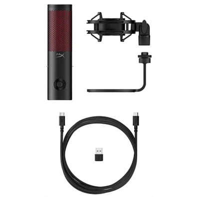 HP HYPERX QuadCast 2 fekete vezetékes mikrofon