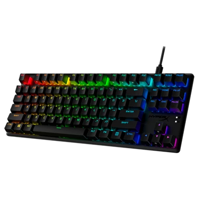 HP HYPERX Vezetékes Billentyűzet Alloy Origins Core PBT Red - Mechanical Gaming Keyboard UK