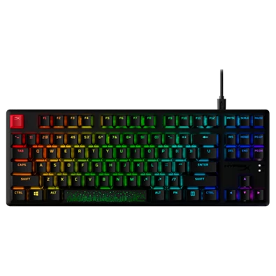 HP HYPERX Vezetékes Billentyűzet Alloy Origins Core PBT Red - Mechanical Gaming Keyboard UK